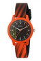 Tikkers Black Orange Football Watch & Necklace Wallet Gift Set