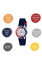Tikkers Time Teacher Blue & Red, Blue Silicone