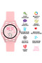 Tikkers Series 34 Smart Watch Pink Strap