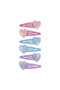 Tikkers Green Heart Velcro Watch + Hair Clips Set 