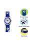 Tikkers Football Velcro Time Teacher Watch and Wallet Set