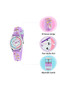 Tikkers Time Teacher Pink Unicorn 3D Strap Watch 