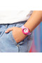 Tikkers Time Teacher Pink Silicone Watch