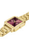 CLUSE Gracieuse Multifunction Dark Cherry Gold Link Watch CW16403