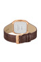 CLUSE Quadrus Multifunction Rose Gold Brown Leather Watch CW26206 