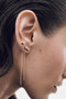 PDPAOLA Lyra Earrings Silver ARB2-G99-U
