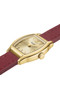 CLUSE Tonnette Mini Gold Red Leather Watch CW16505
