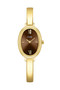 CLUSE L'Ovale Steel Brown Gold Watch CW16105