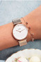 Cluse Triomphe Rose Gold Bicolor Mesh Watch CL61003