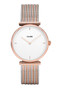 Cluse Triomphe Rose Gold Bicolor Mesh Watch CW0101208001