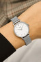 Cluse Boho Chic Petite Mesh Silver/White Watch CW0101211007