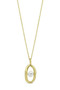 Ichu Oval'D Pearl Gold Necklace RP0304G