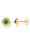 Thomas Sabo Ear Studs Green Stone TH2121Y