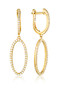 Georgini Aurora Celestial Earrings Gold IE976G