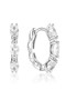 Georgini Aurora Glimmer Earrings Silver IE977W