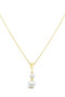 Ichu Duo Pearl Necklace Gold RP1304G