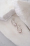 Ichu Twisted Pearl Stud Earrings Lavander RP0407L