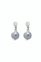 Ichu Blue/Grey Pearl Drop Earrings RP1107