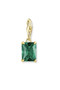 Thomas Sabo Charm Pendant Green Stone Gold CC1869