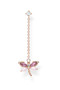 Thomas Sabo Single Earring Dragonfly Rose Gold TH2187R