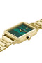 Cluse Fluette Green/Gold Link Watch CW10502
