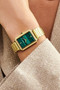 Cluse Fluette Green/Gold Link Watch CW10502