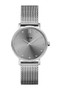 Cluse Minuit Mesh Silver/Grey Crystals Watch CW10203