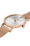 Cluse Minuit Mesh Rose Gold/Silver Crystal Watch CW10205