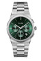 Cluse Vigoureux Chronograph Mens Green/Silver Link Watch CW20803
