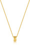 Ania Haie Gold Smooth Twist Pendant Necklace N038-03G