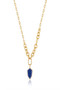 Ania Haie Gold Lapis Emblem Pendant Necklace N042-01G-L
