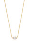 Ania Haie Gold Sparkle Emblem Chain Necklace N041-01G-W
