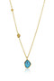 Ania Haie Turquoise Pendant Necklace Gold N014-02G