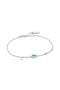 Ania Haie Turquoise Discs Bracelet Silver B014-01H