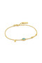 Ania Haie Turquoise Discs Bracelet Gold B014-01G