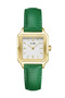 Cluse Gracieuse Petite Gold White / Emerald Green Lizard Leather CW11803