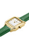 Cluse Gracieuse Petite Gold White / Emerald Green Lizard Leather CW11803