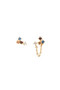 PDPAOLA Fox Gold Earrings AR01-295-U