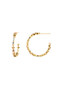 PDPAOLA Halo Gold Earrings AR01-221-U