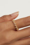 PDPAOLA The Zipper Gold Ring AN01-685