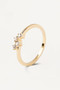 PDPAOLA Quatre Gold Ring AN01-871