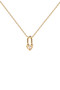PDPAOLA Heart Padlock Gold Necklace CO01-510-U