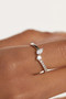 PDPAOLA Ava Silver Ring AN02-863