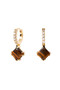 PDPAOLA Fuji Tiger Eye Single Earring