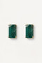 PDPAOLA Maiko Moss Agate Single Earring