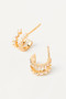 PDPAOLA Rubi Gold Earrings