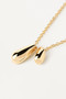 PDPAOLA Sugar Gold Necklace CO01-606-U