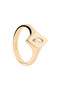 PDPAOLA Kate Stamp Gold Ring AN01-A02