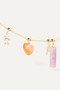 PDPAOLA Orange Agate Heart Charm