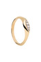 PDPAOLA Gala Stamp Gold Ring AN01-A52